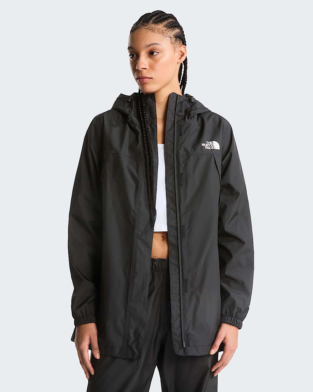 Womens Antora Rain Parka TNF ALT4