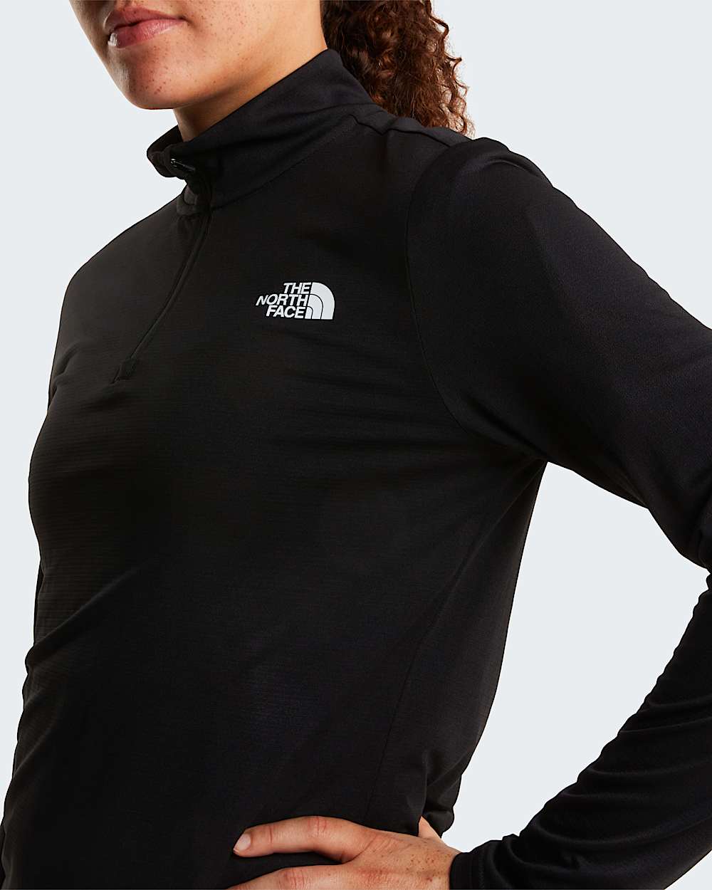 Womens Flex Slim 14 Zip LongSleeve Top TNF ALT4