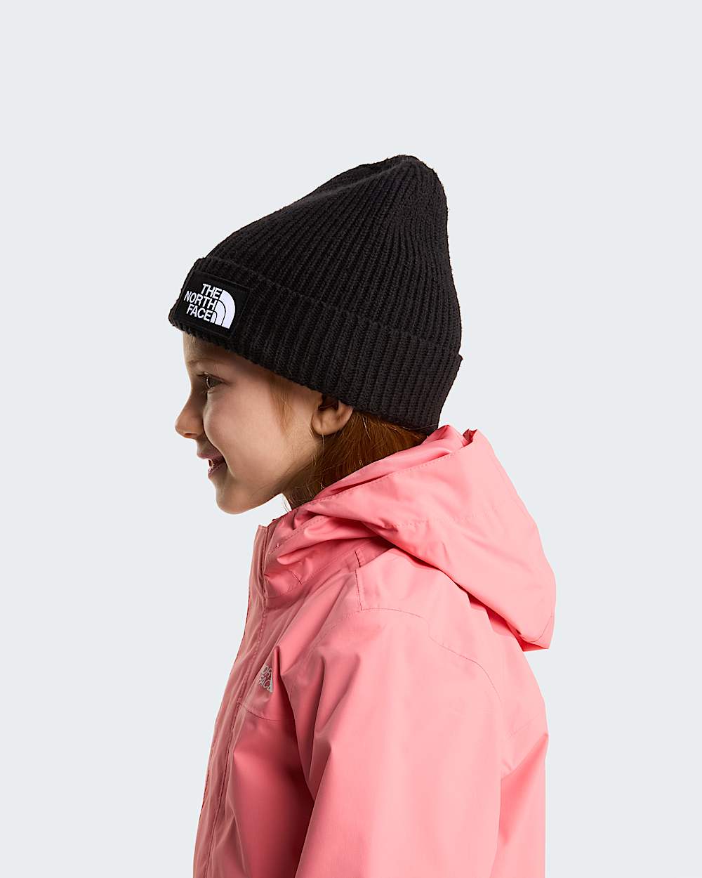 TNF Logo Boxbeanie met omslag voor kids TNF TNF Black ALT3