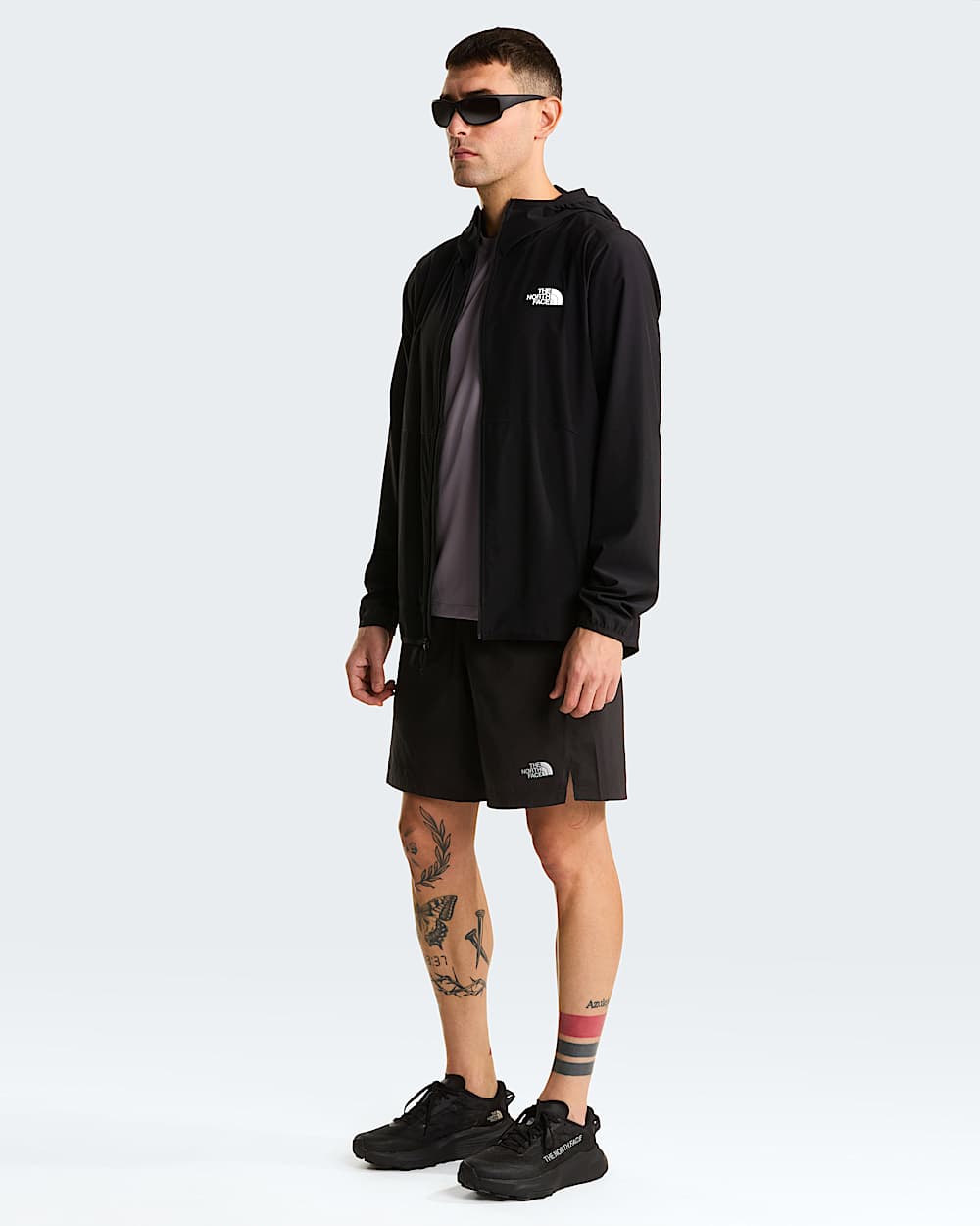 Geweven 247jas met capuchon voor heren TNF ALT1