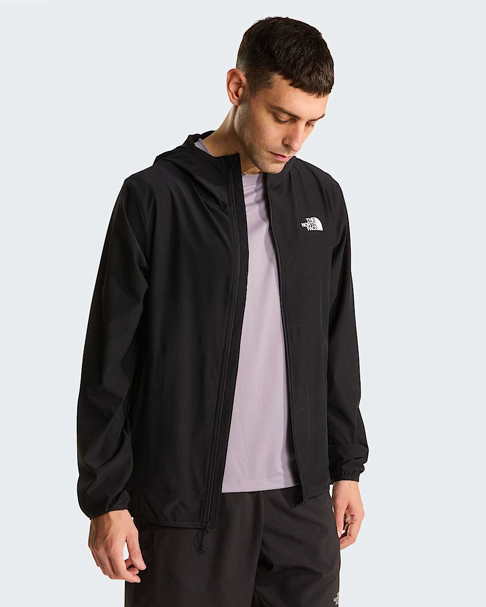 Geweven 247jas met capuchon voor heren TNF ALT4
