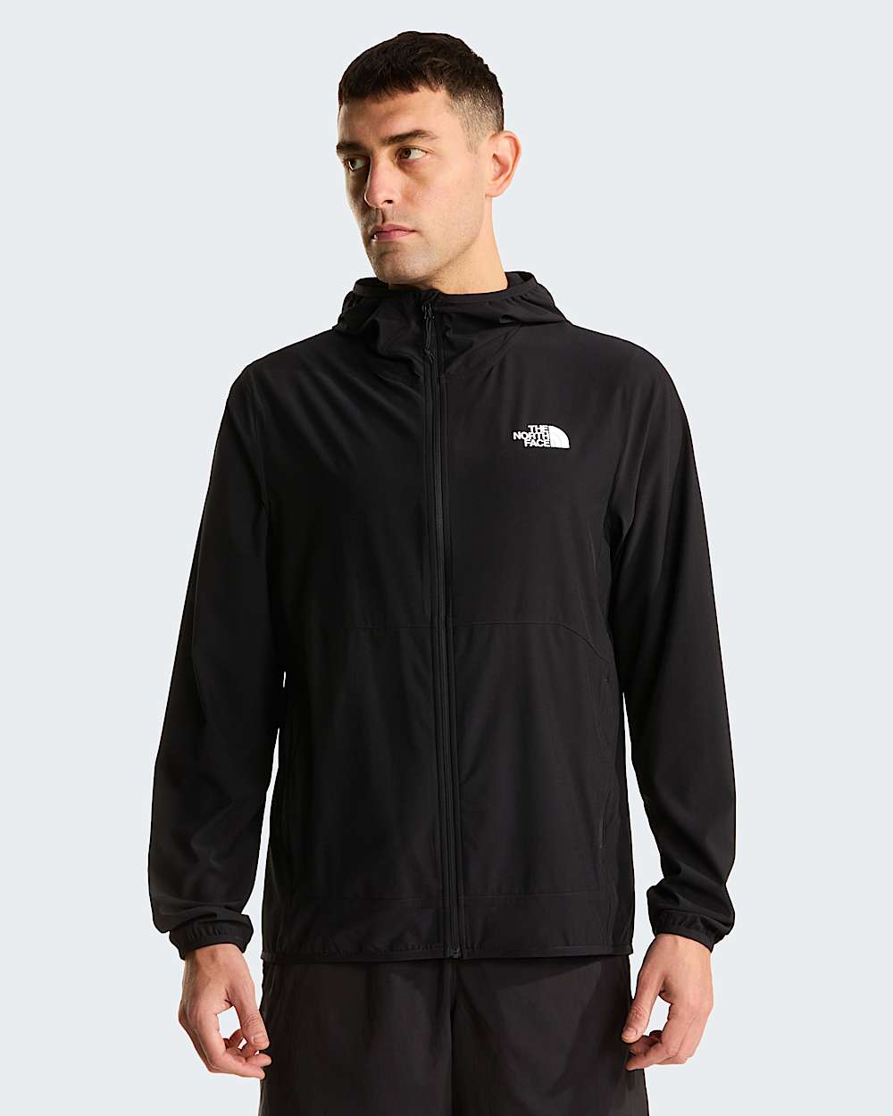 Geweven 247jas met capuchon voor heren TNF HERO