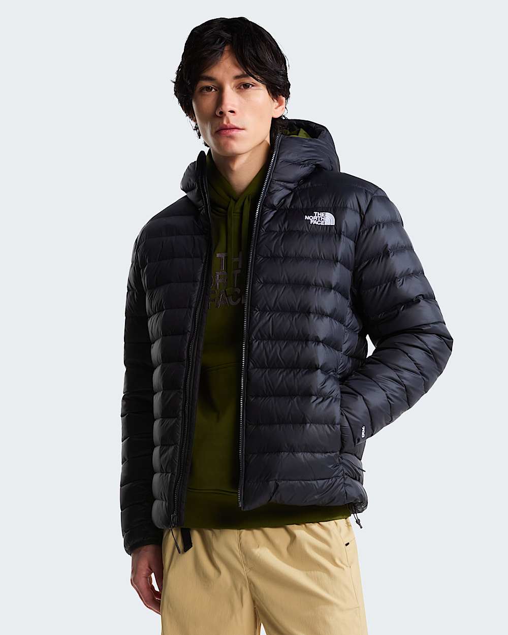 Classicdonsjas met capuchon voor heren TNF ALT4