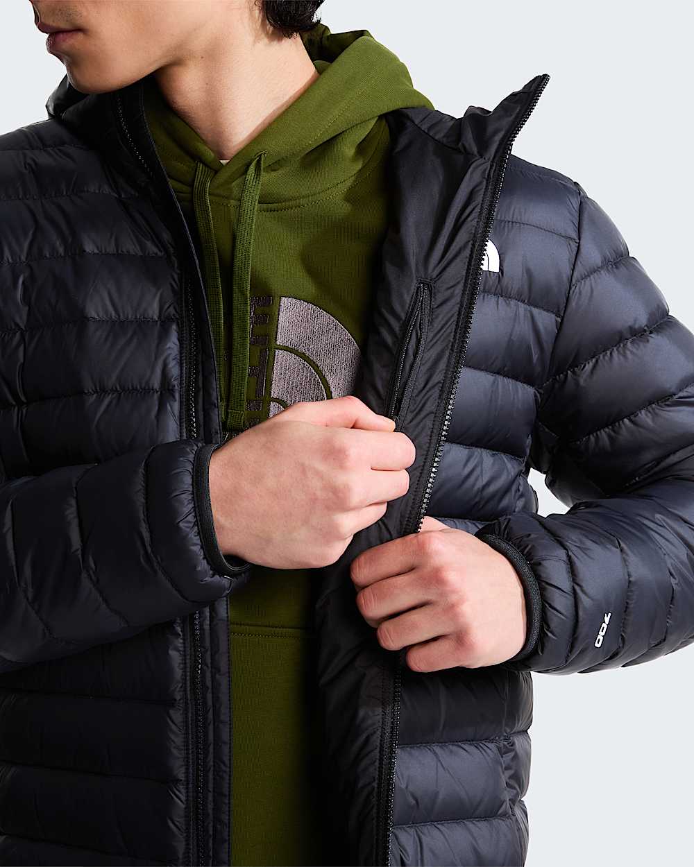 Classicdonsjas met capuchon voor heren TNF ALT8