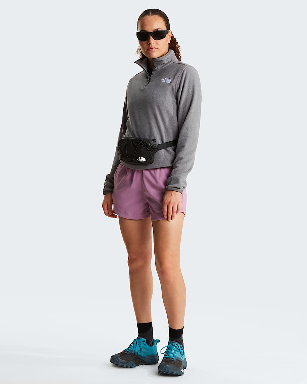 Womens Glacier 14 Zip Fleece TNF ALT1