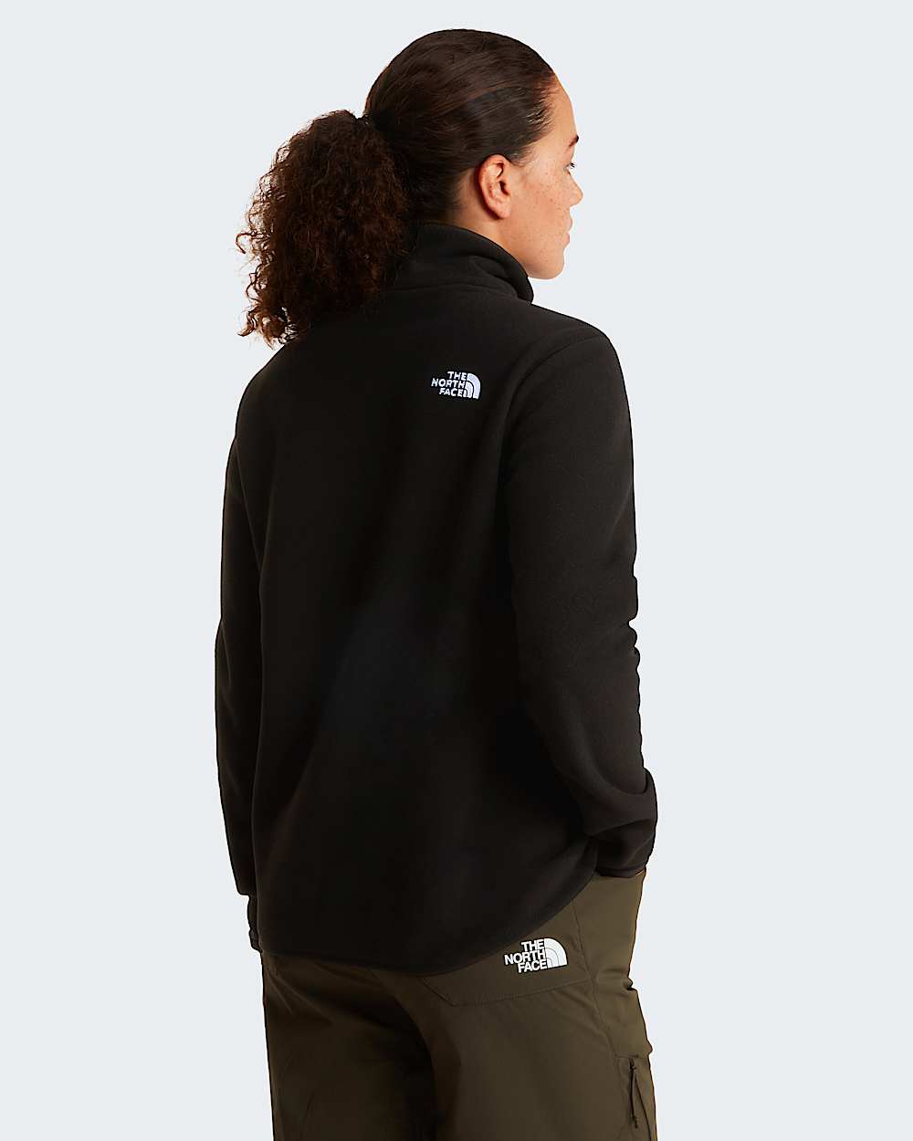 Polaire  col zipp Glacier pour femme TNF alt3