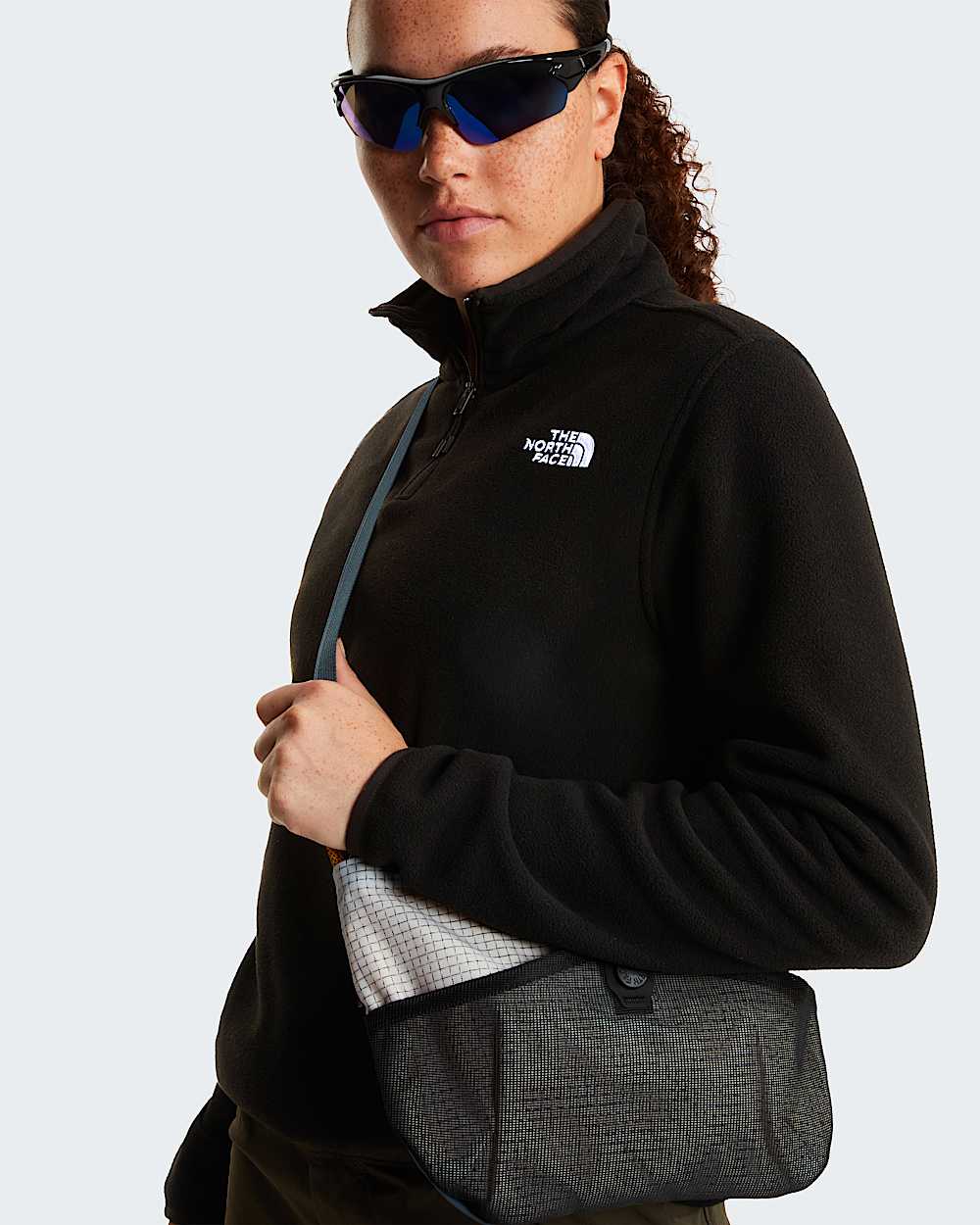 Polaire  col zipp Glacier pour femme TNF alt5