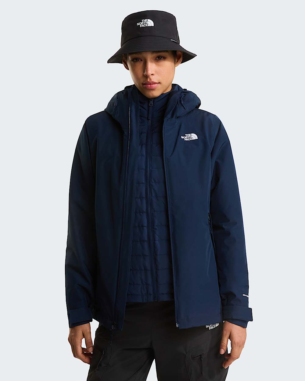 Chaqueta con capucha 3 en 1 Mono Triclimate Carto para mujer TNF HERO