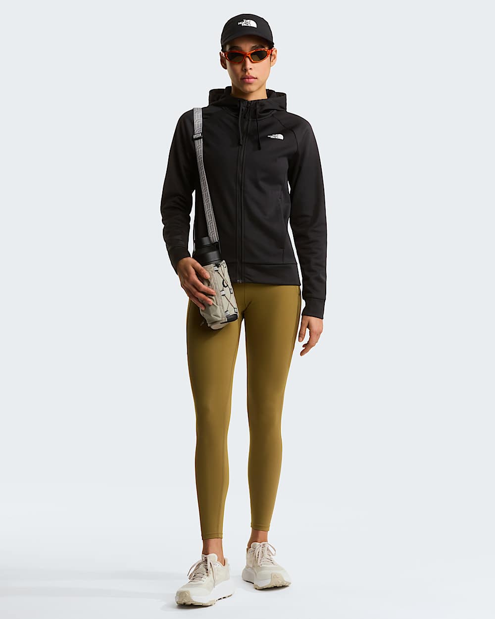 Reaxion 20hoodie met volledige rits voor dames TNF ALT1