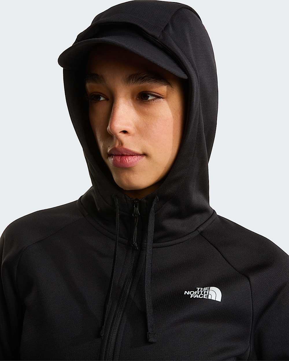 Reaxion 20hoodie met volledige rits voor dames TNF ALT5