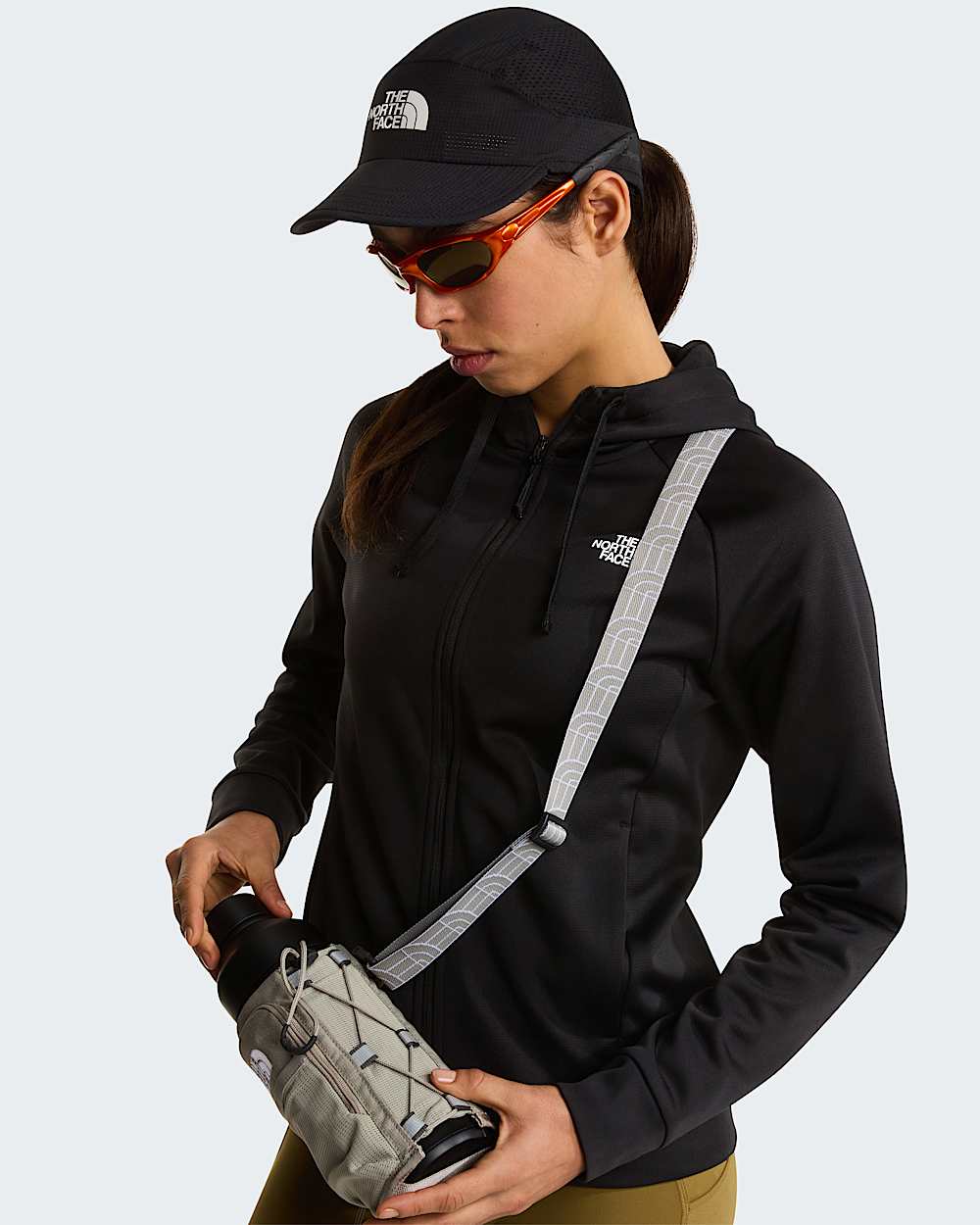 Reaxion 20hoodie met volledige rits voor dames TNF ALT7
