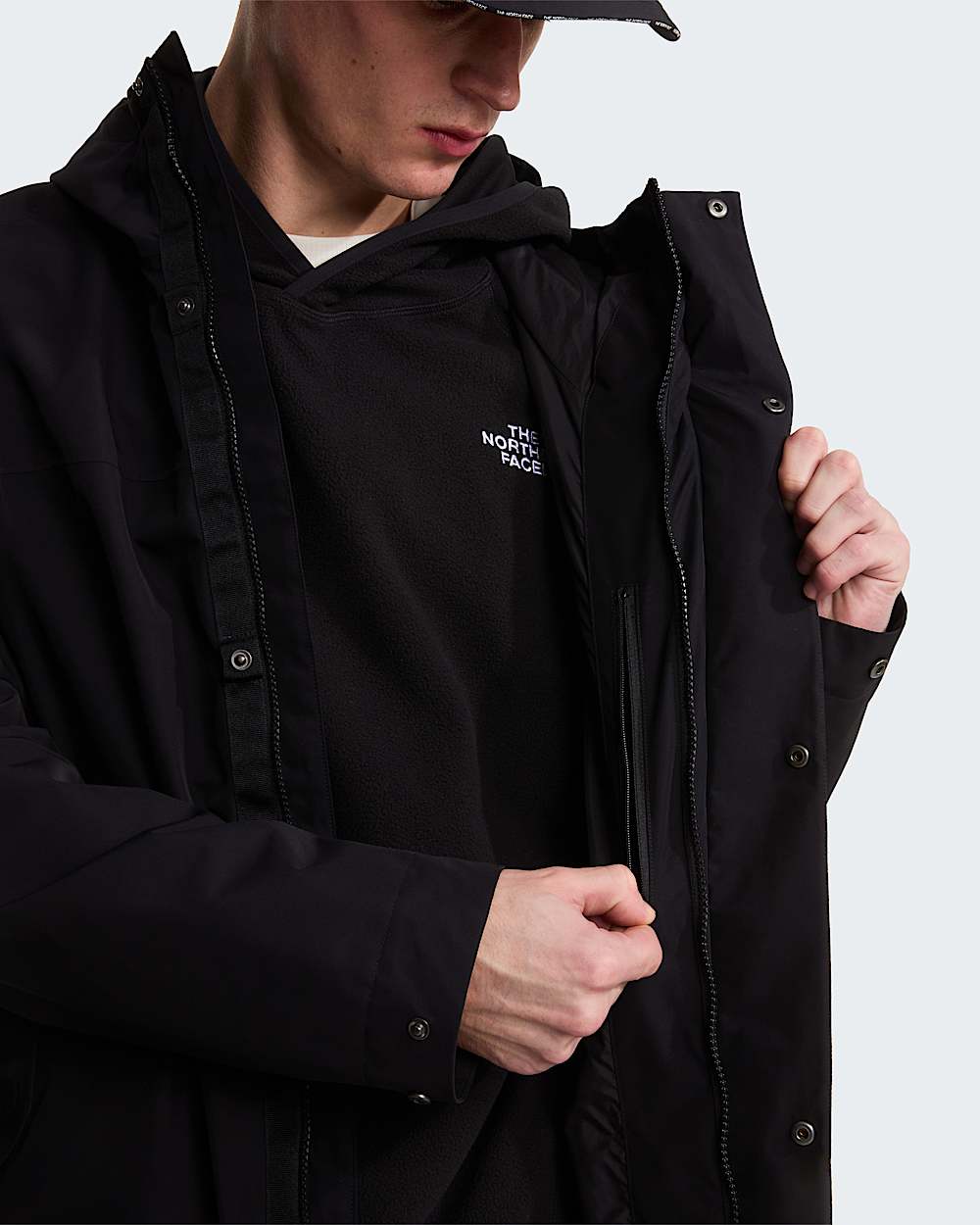 Mens Nukabira Rain Shell Parka TNF ALT9