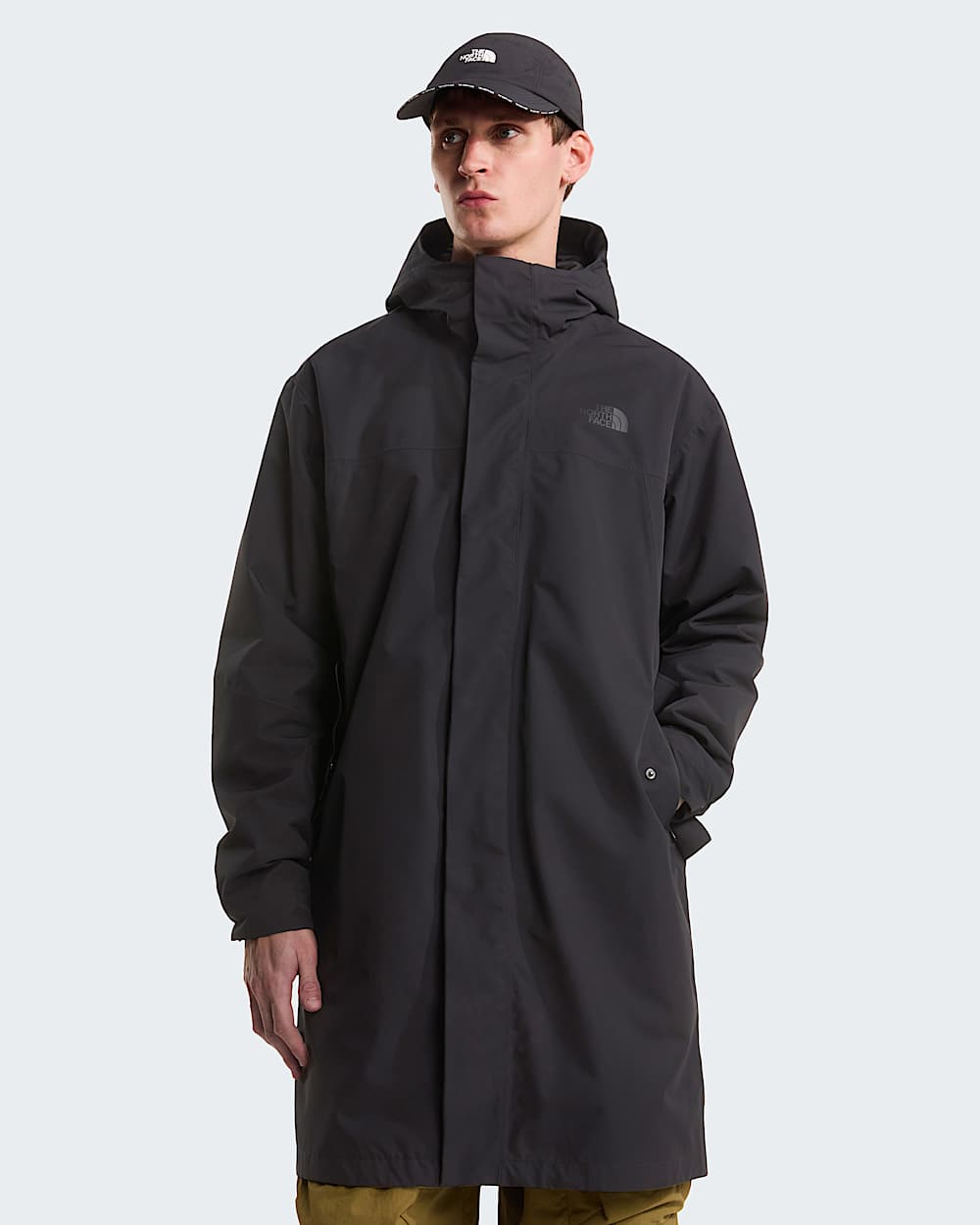 Mens Nukabira Rain Shell Parka TNF HERO