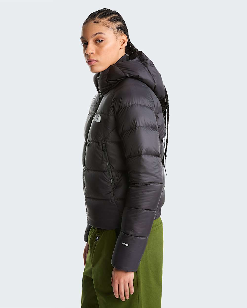 Womens Hyalite Down Hooded Jacket TNF ALT2