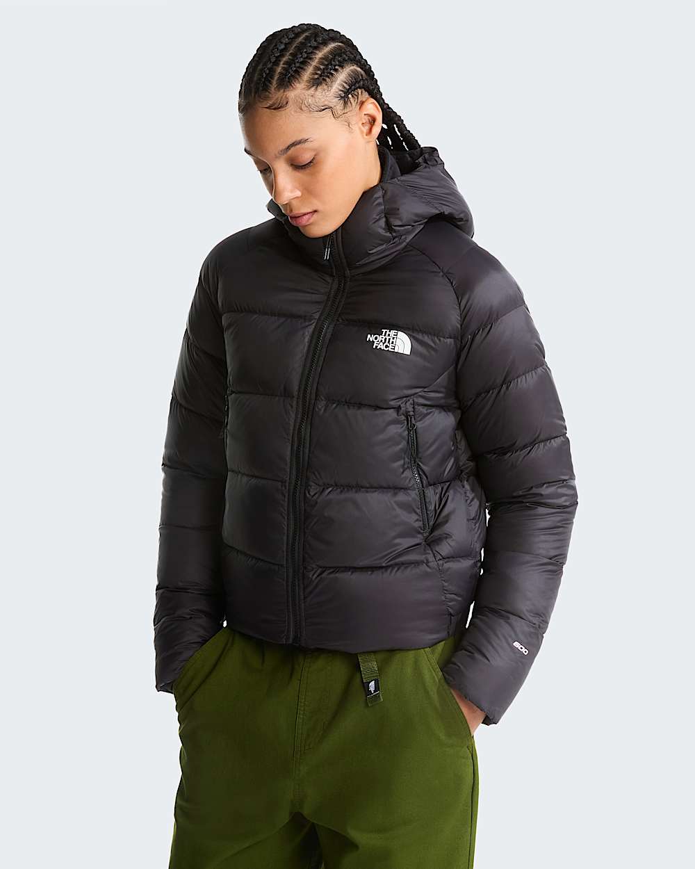 Womens Hyalite Down Hooded Jacket TNF HERO