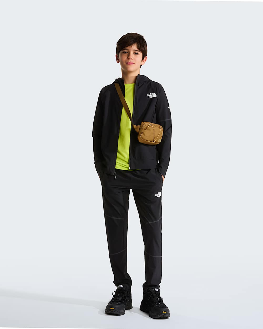 Geweven Mountain Athleticsbroek voor tieners TNF ALT1