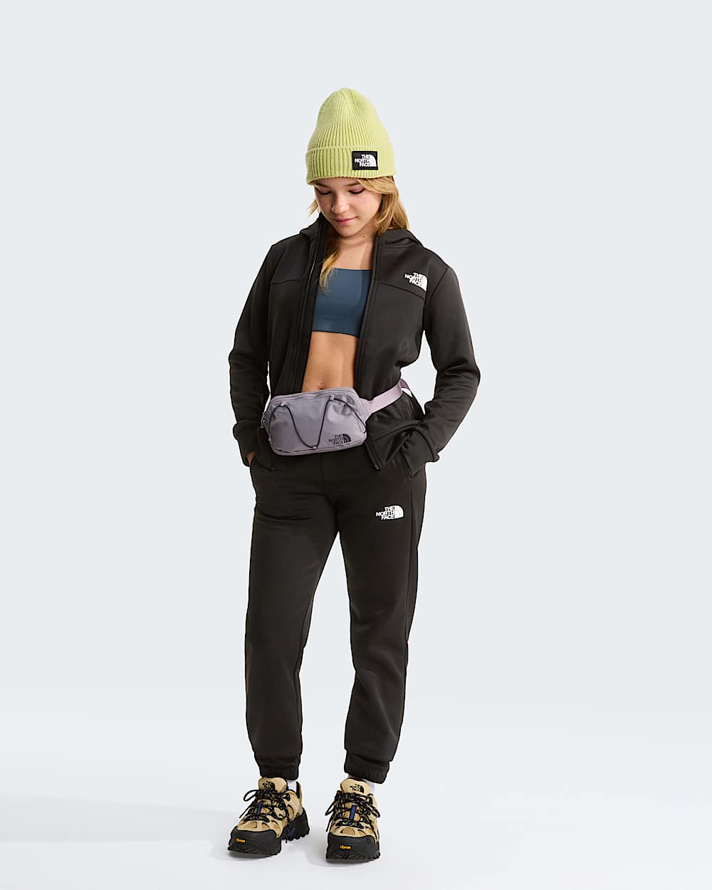 Teens Reaxion FullZip Hoodie TNF alt8