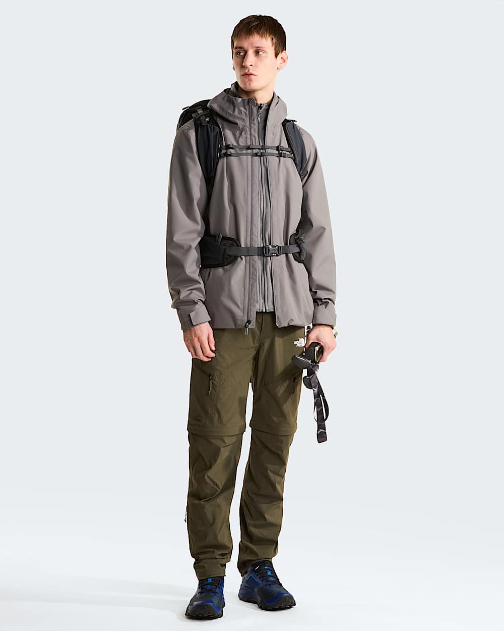 Pantaloni convertibili Exploration affusolati da uomo TNF New Taupe Green ALT1