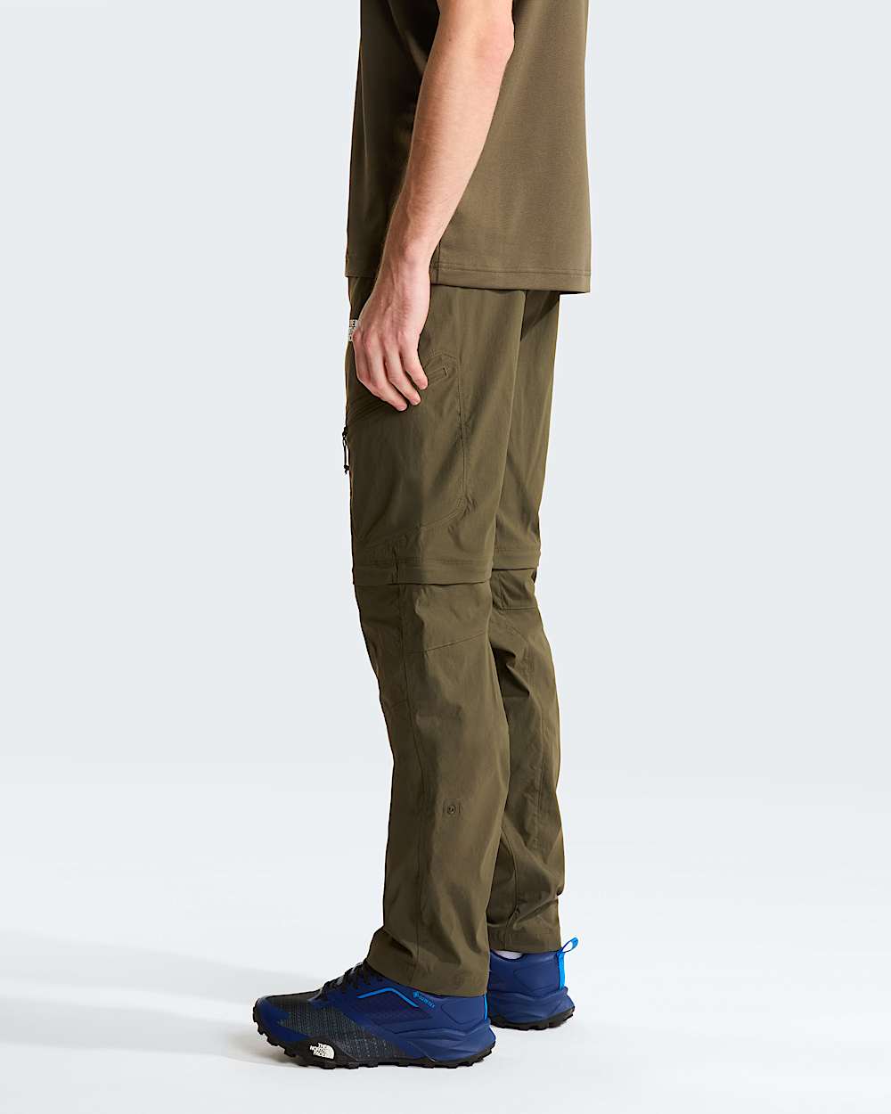 Pantaloni convertibili Exploration affusolati da uomo TNF New Taupe Green ALT2