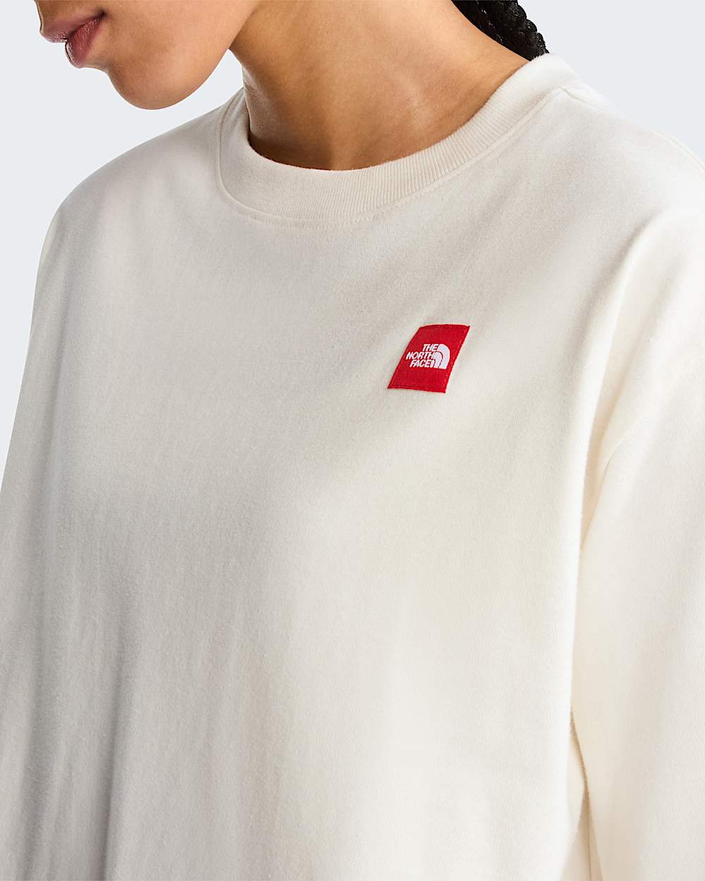 Womens Red Box Boxy TShirt TNF ALT4