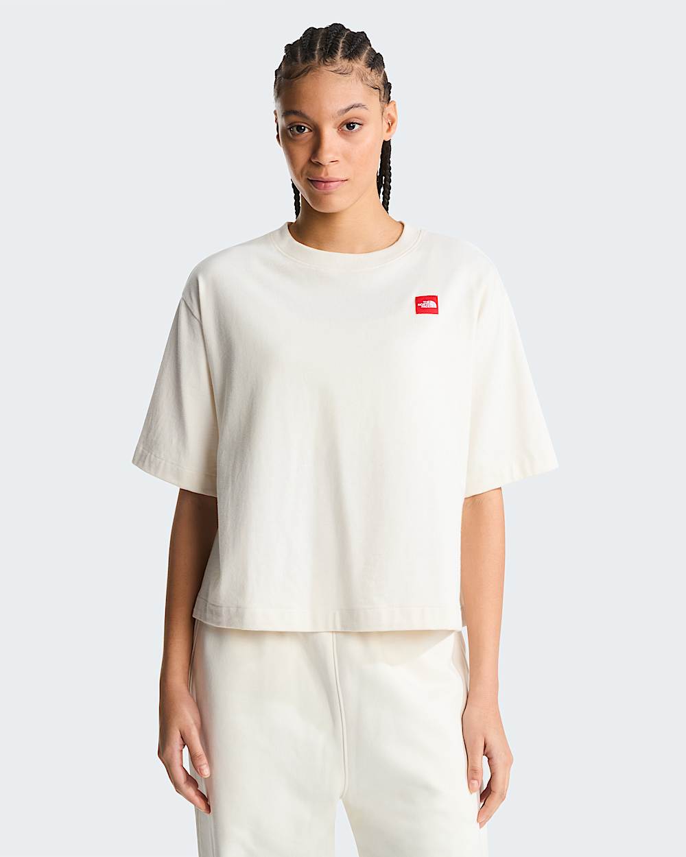Womens Red Box Boxy TShirt TNF HERO