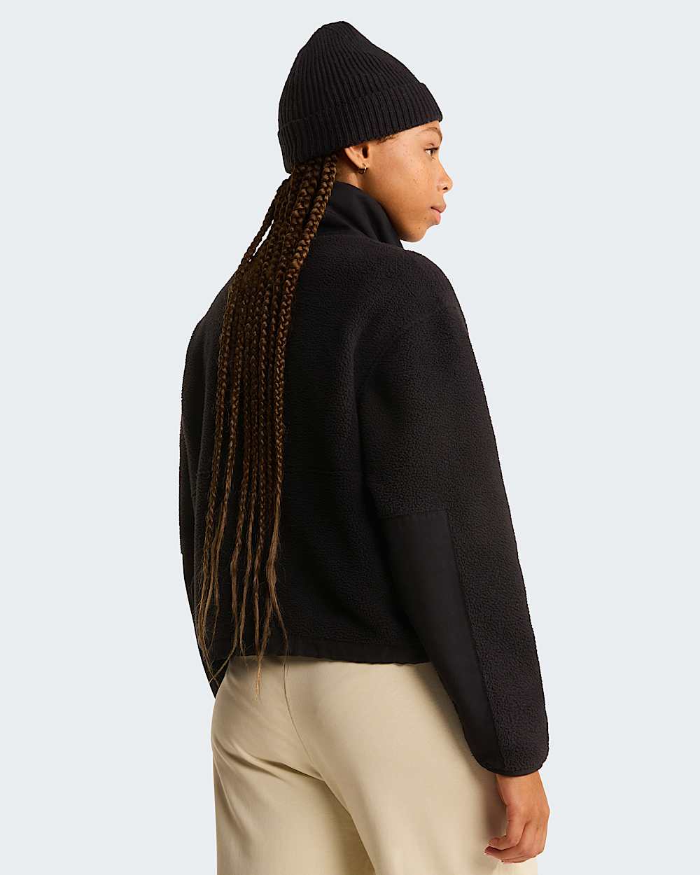 Womens Yumiori OffPeak 12 Zip Fleece Jacket TNF ALT3