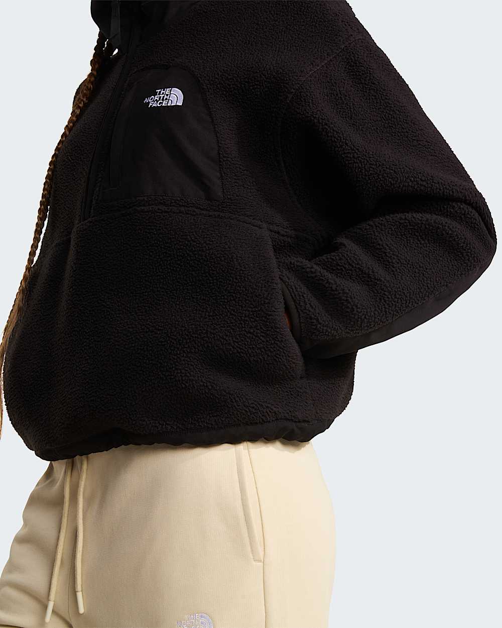 Womens Yumiori OffPeak 12 Zip Fleece Jacket TNF ALT5