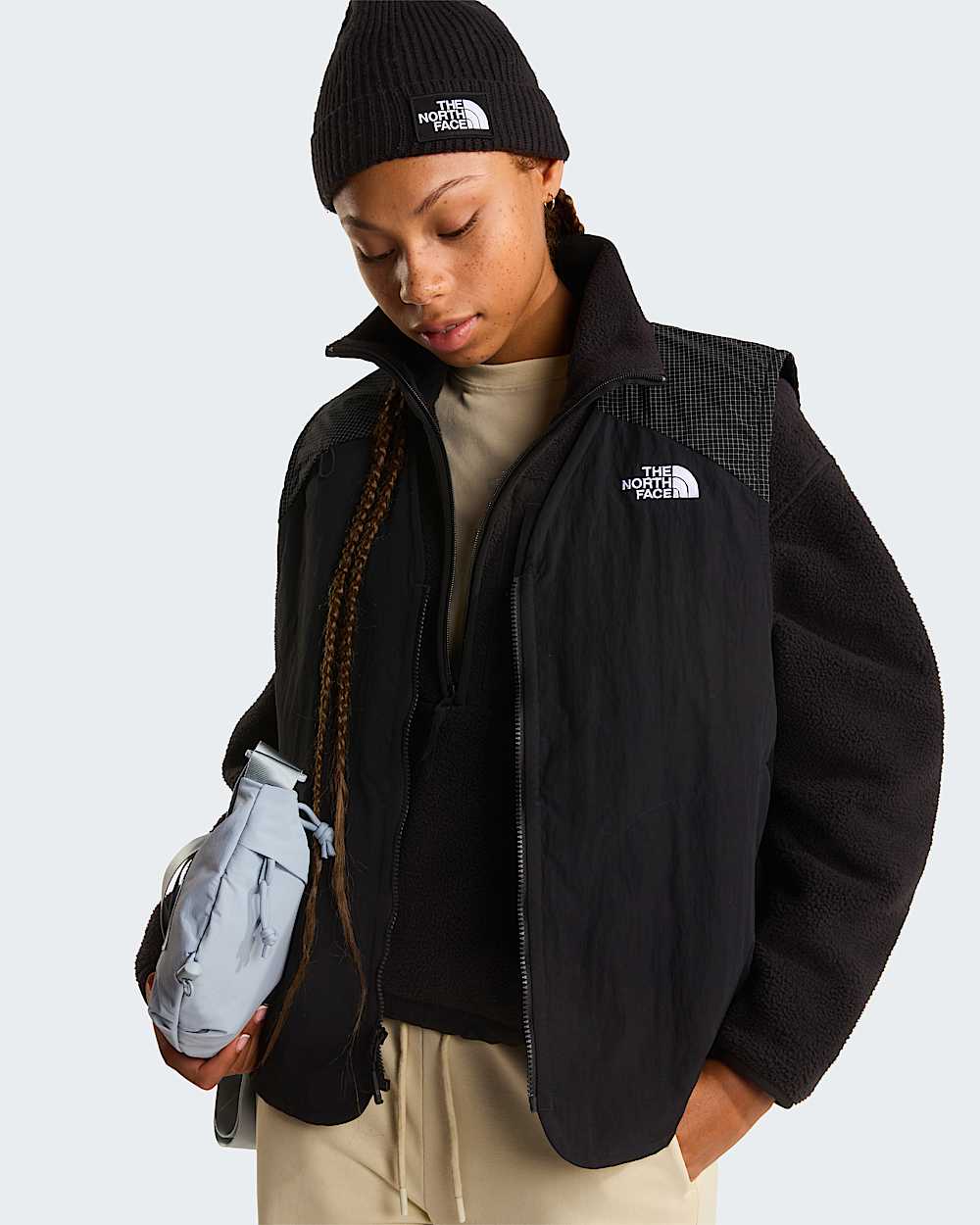 Womens Yumiori OffPeak 12 Zip Fleece Jacket TNF ALT8