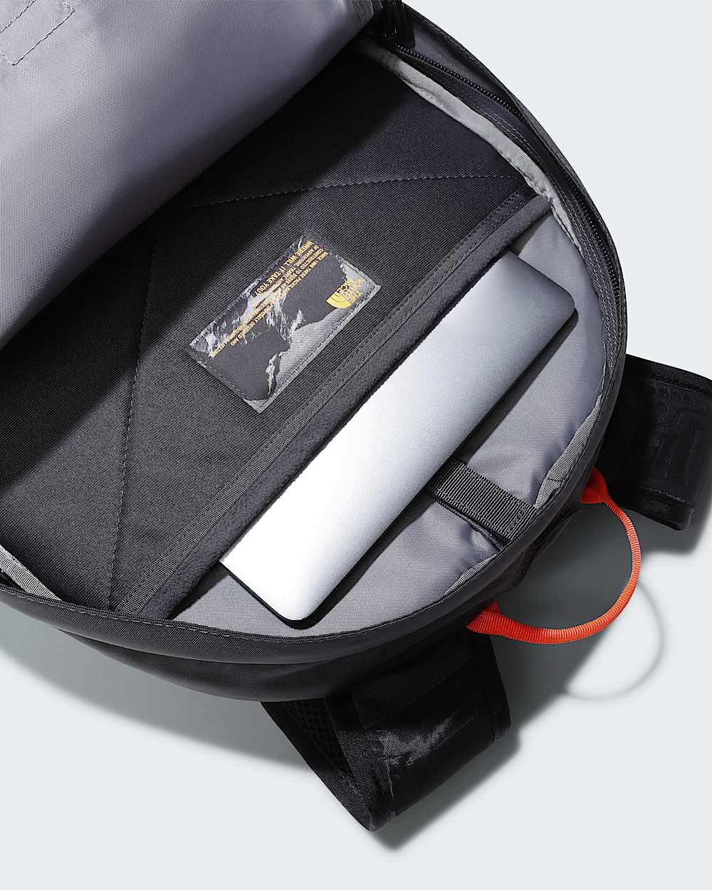 Mochila Borealis Classic TNF Asphalt GreyRetro OrangeNPF ALT6