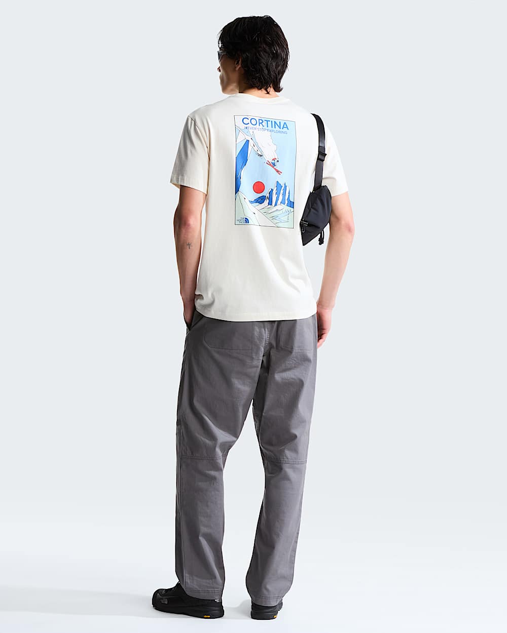 Unisex Mountain Celebration Regular Graphic TShirt TNF White Dune ALT4