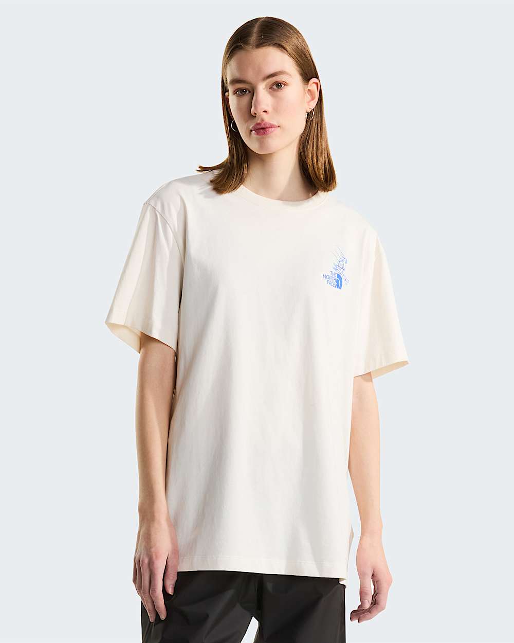 Unisex Mountain Celebration Regular Graphic TShirt TNF White Dune ALT10