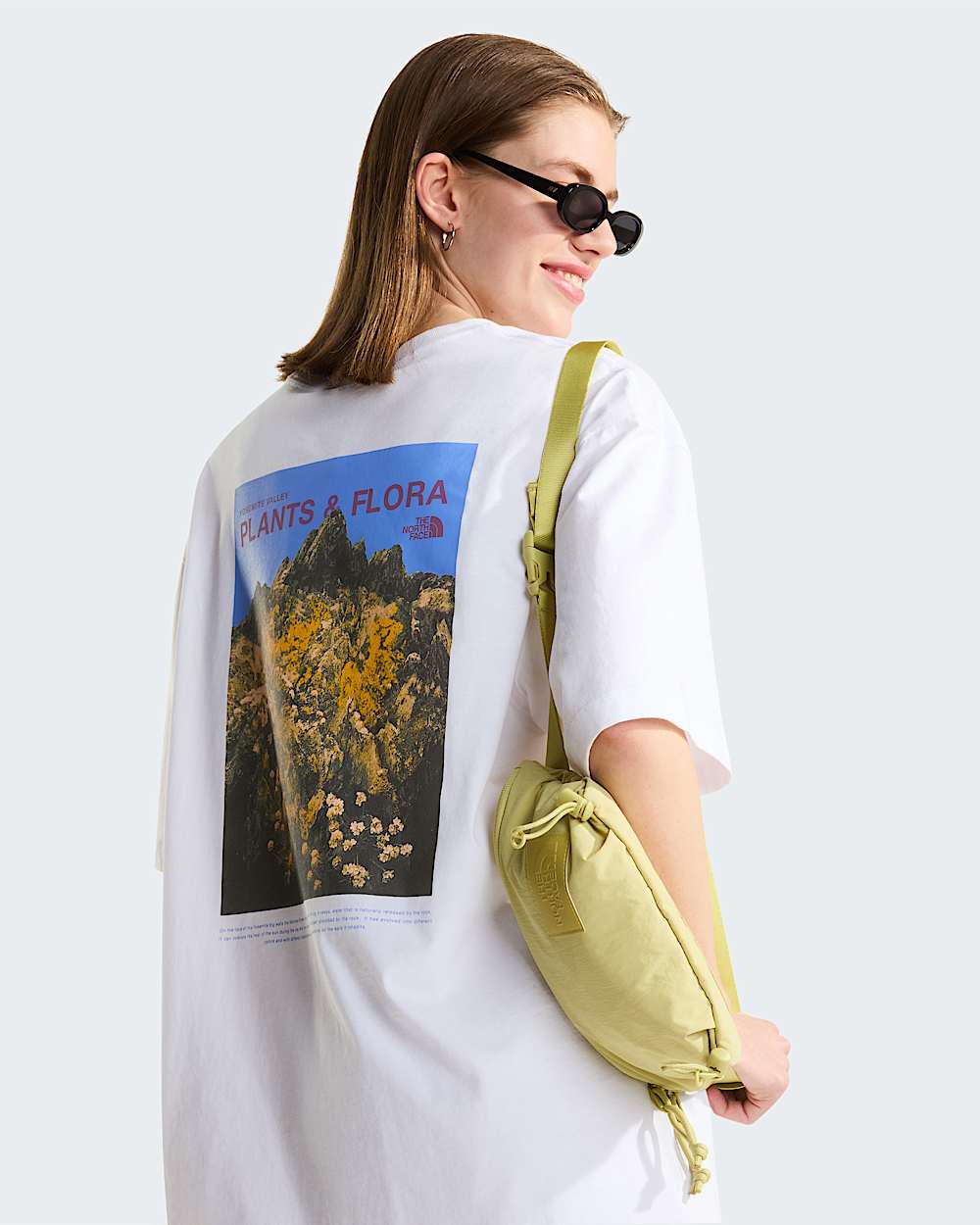 Unisex Plant  Flora Oversized Graphic TShirt TNF ALT15