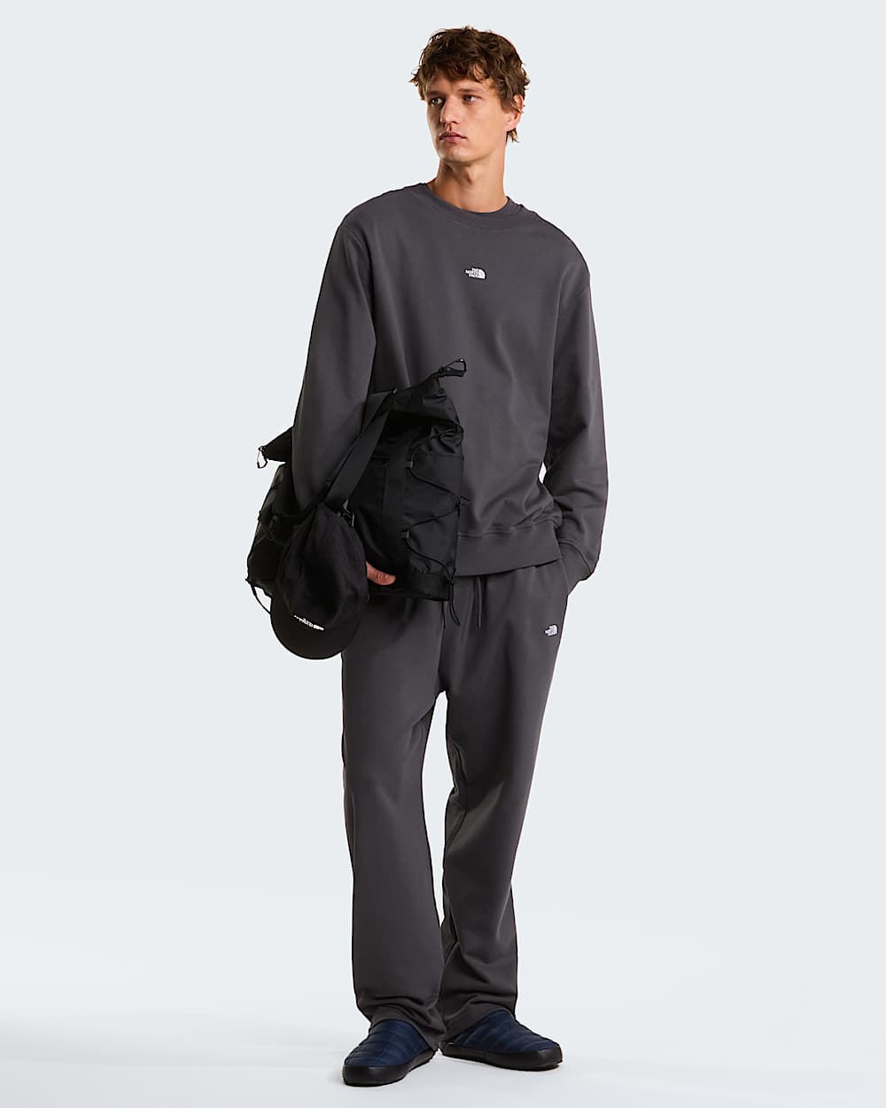 Felpa Essential Light Relaxed unisex TNF Anthracite Grey ALT3
