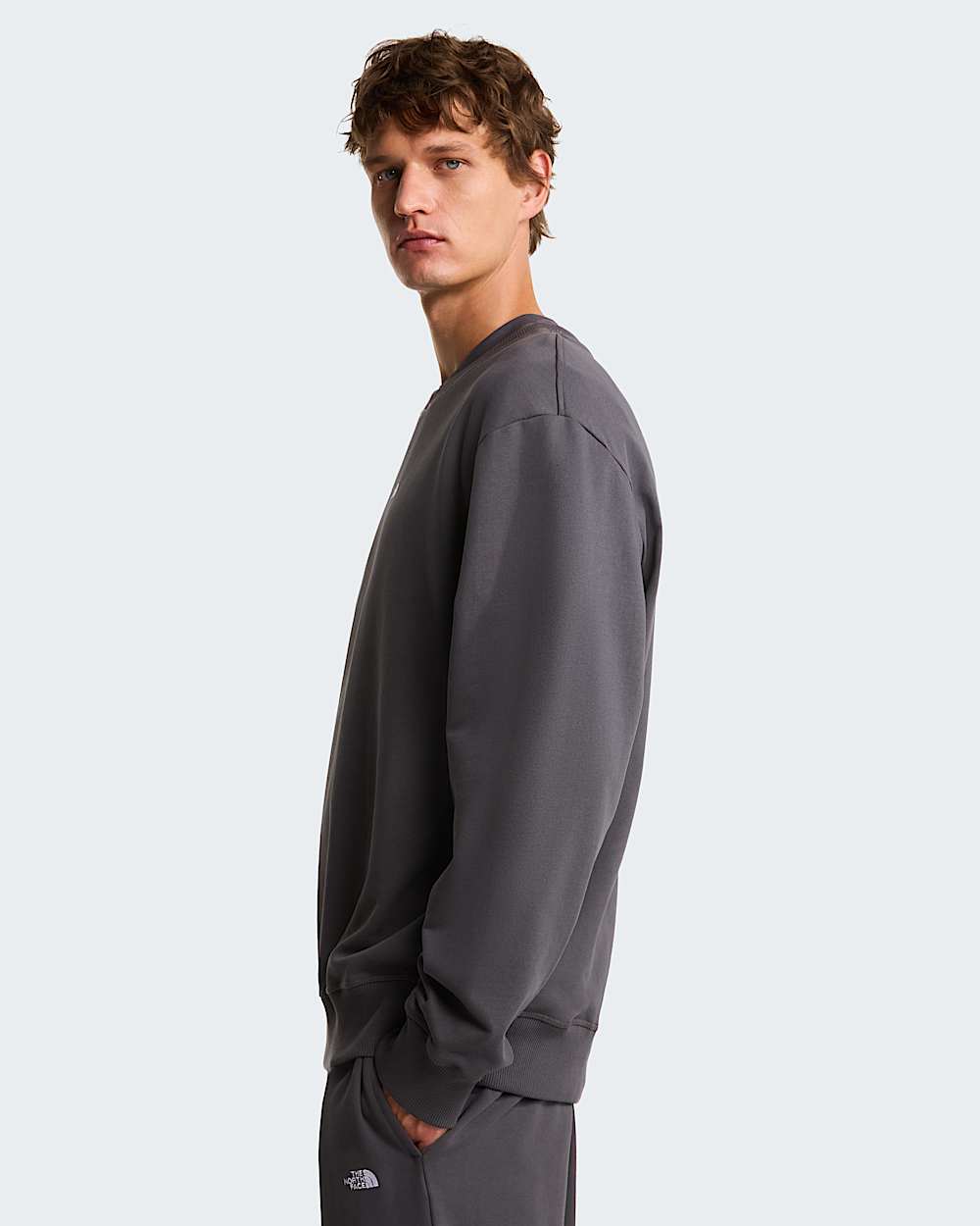Felpa Essential Light Relaxed unisex TNF Anthracite Grey ALT4