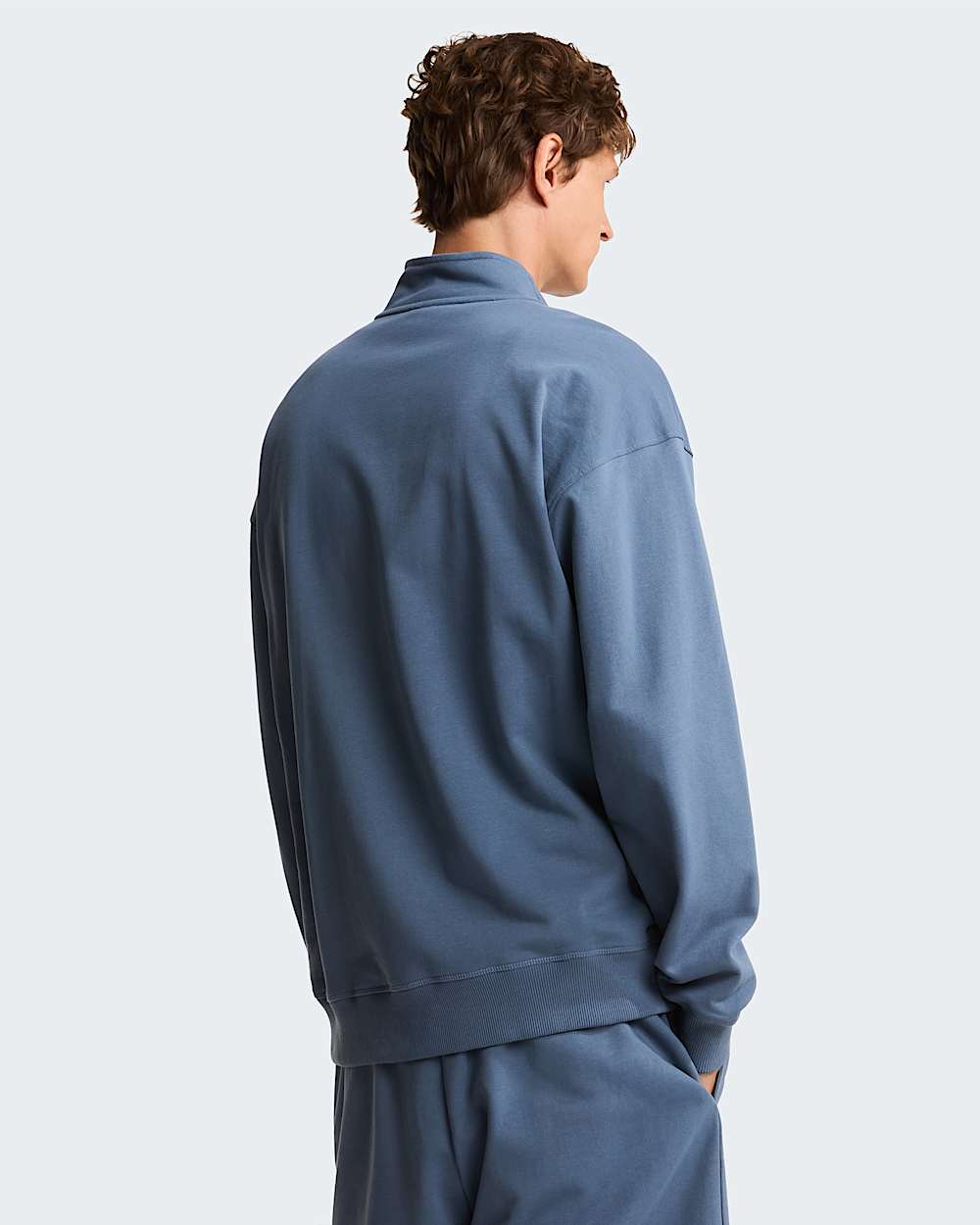 Unisex Essential Light Relaxed 14 Zip Sweatshirt TNF ALT5