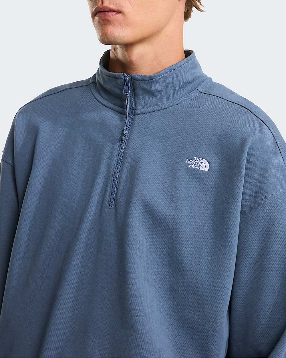 Unisex Essential Light Relaxed 14 Zip Sweatshirt TNF ALT6