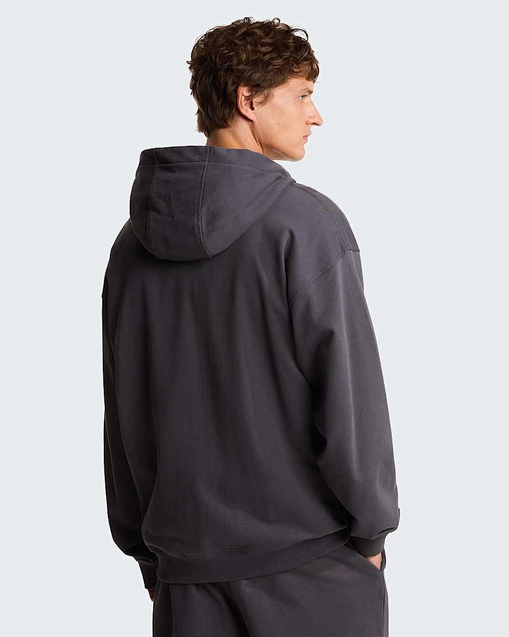 Essential Kapuzenpulli in Oversize und Unisex TNF Anthracite Grey ALT5