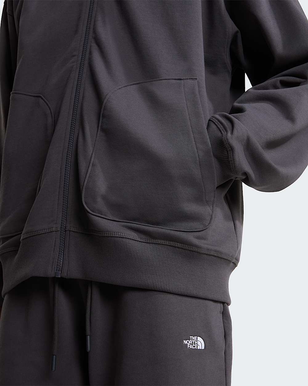 Essential Kapuzenpulli in Oversize und Unisex TNF Anthracite Grey ALT8
