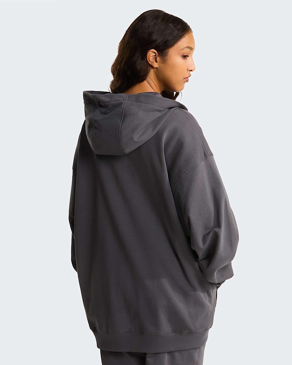 Essential Kapuzenpulli in Oversize und Unisex TNF Anthracite Grey ALT13