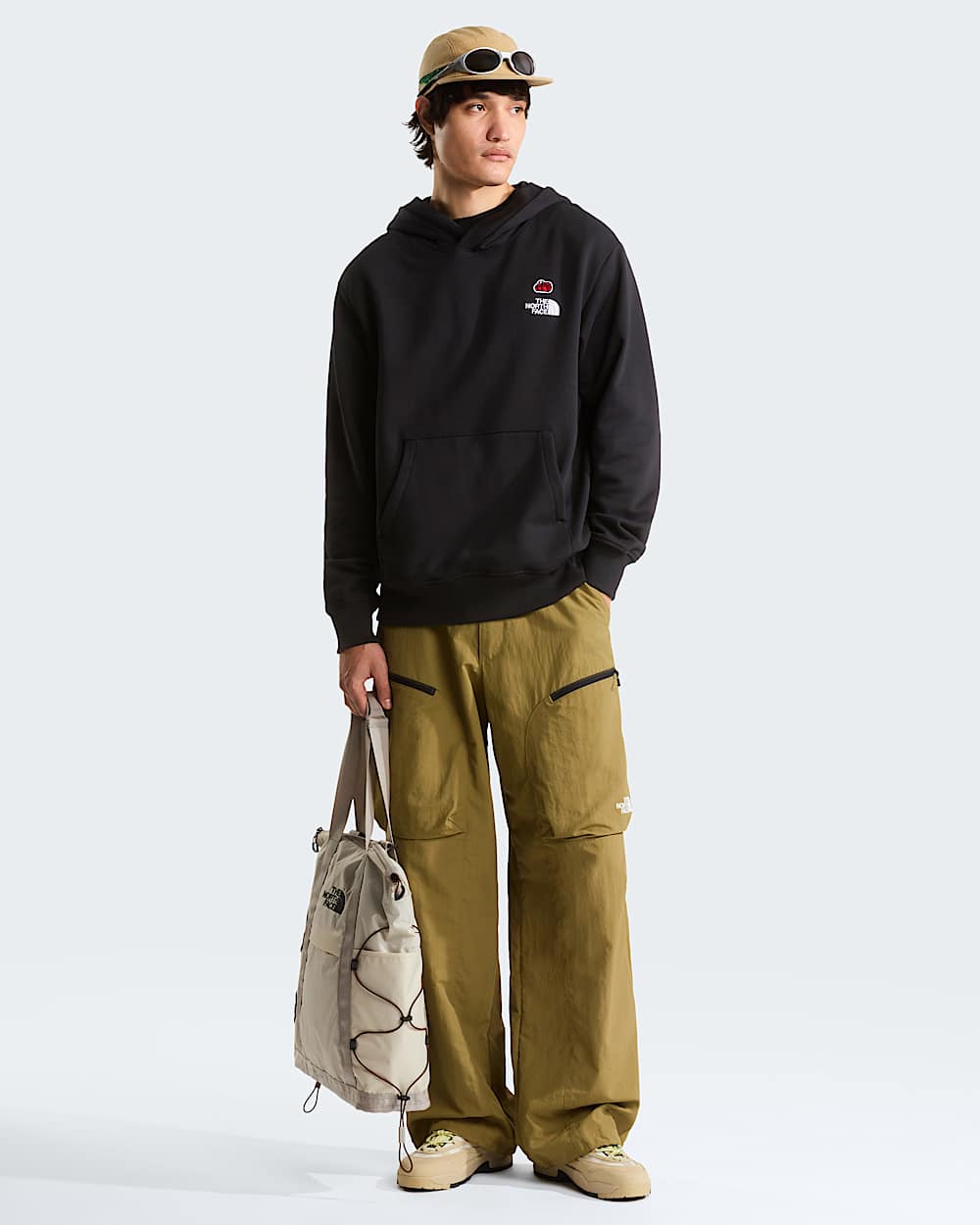 Unisex 60th Anniversary Patch Relaxed Hoodie TNF TNF Black ALT3