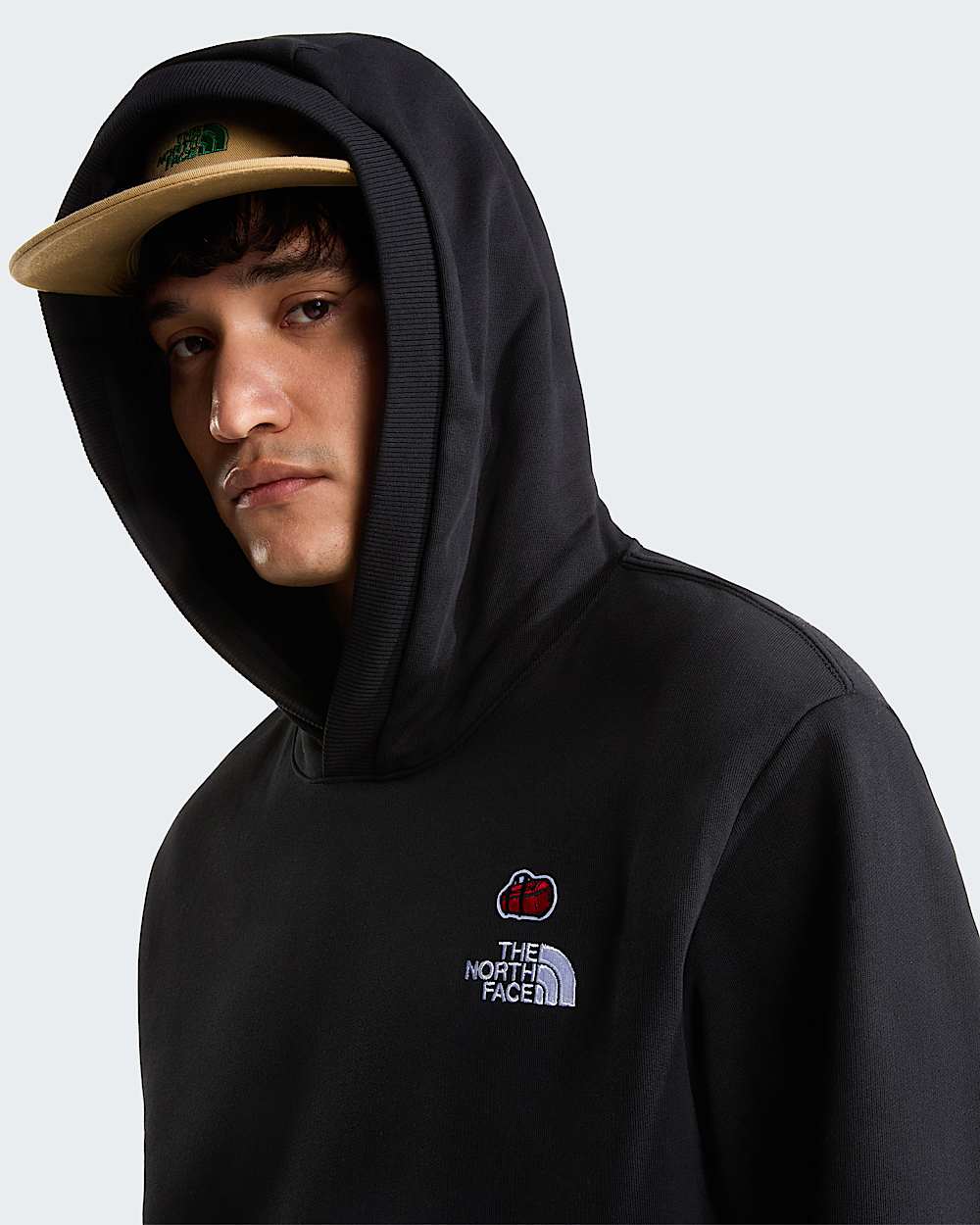 Unisex 60th Anniversary Patch Relaxed Hoodie TNF TNF Black ALT6