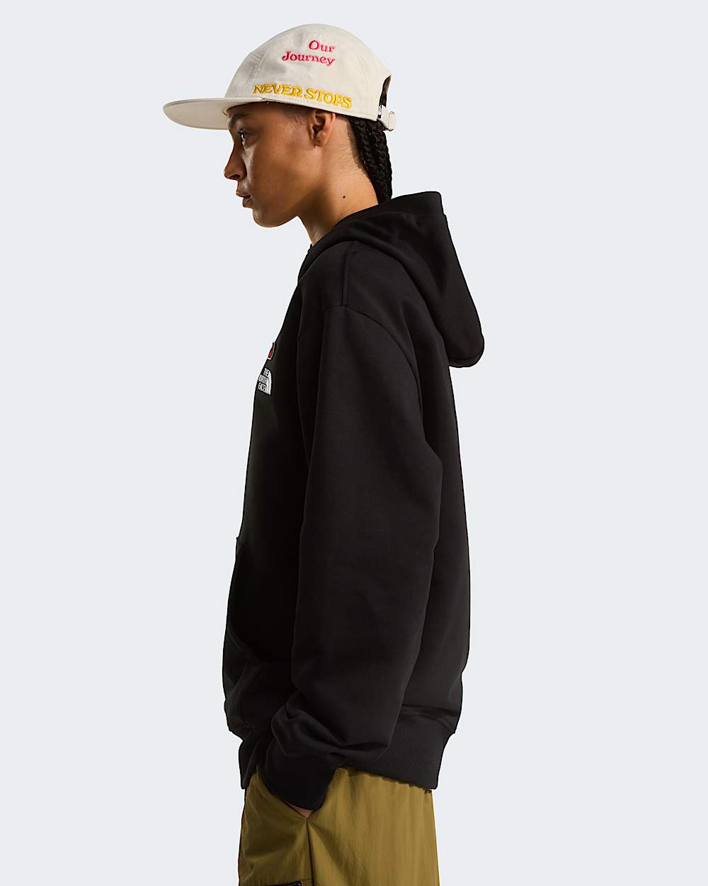 Unisex 60th Anniversary Patch Relaxed Hoodie TNF TNF Black ALT11