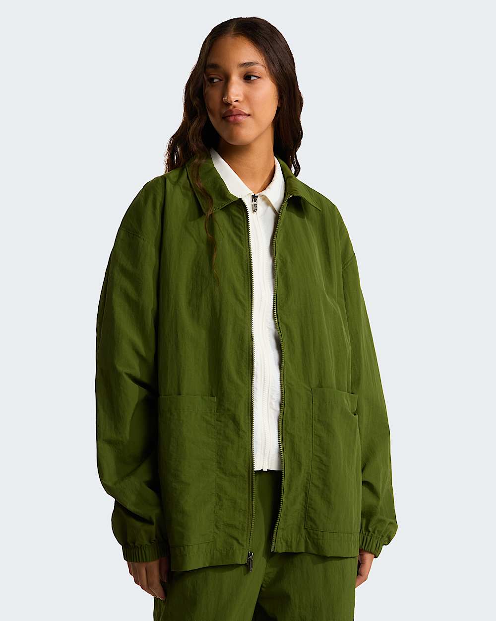 Unisex Red Box Nylon LongSleeve Shirt TNF ALT6