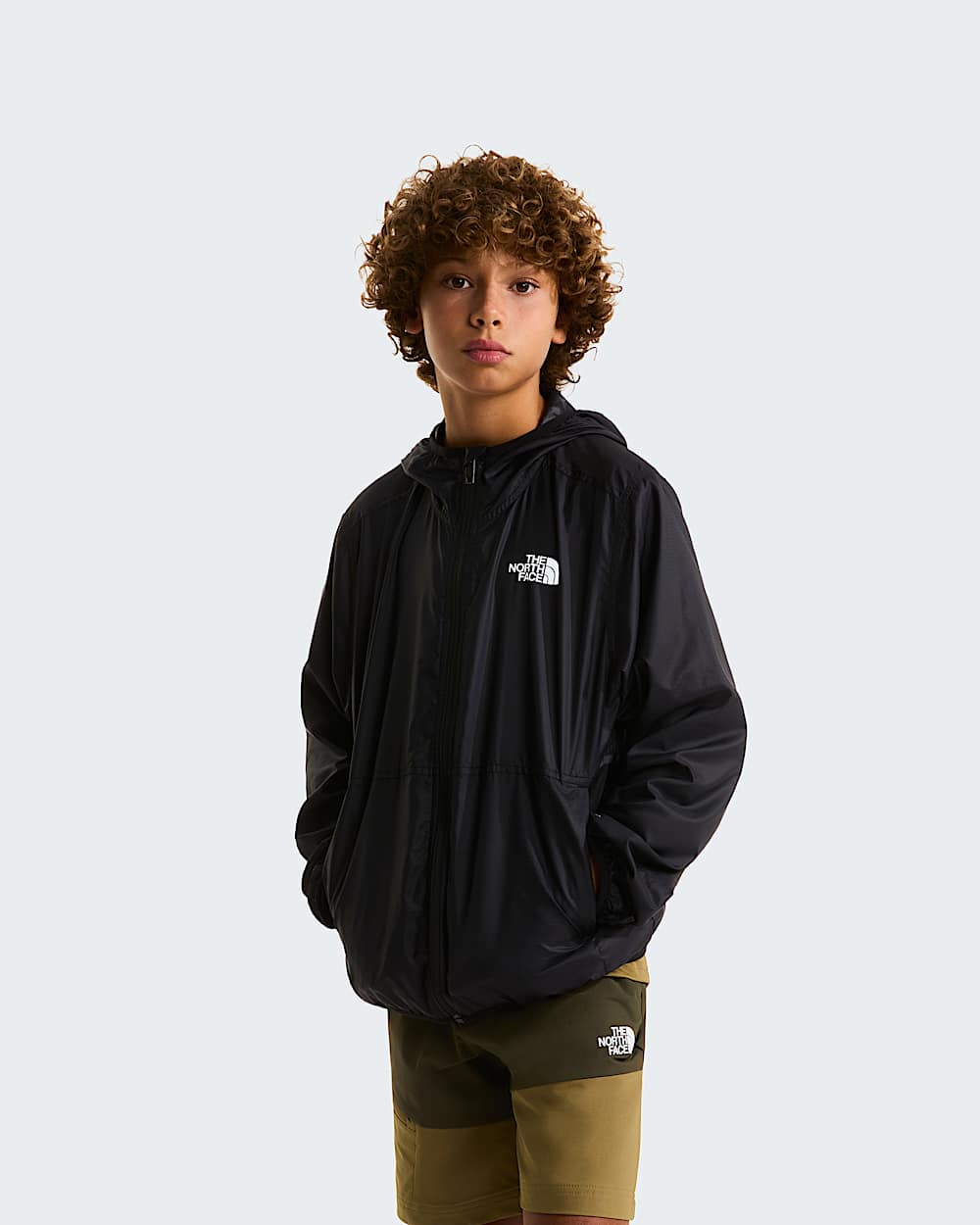 Boys Cyclone Wind Jacket TNF HERO