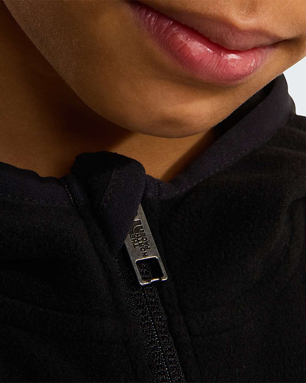 Glacierfleece met capuchon en volledige ritssluiting voor kids TNF ALT6