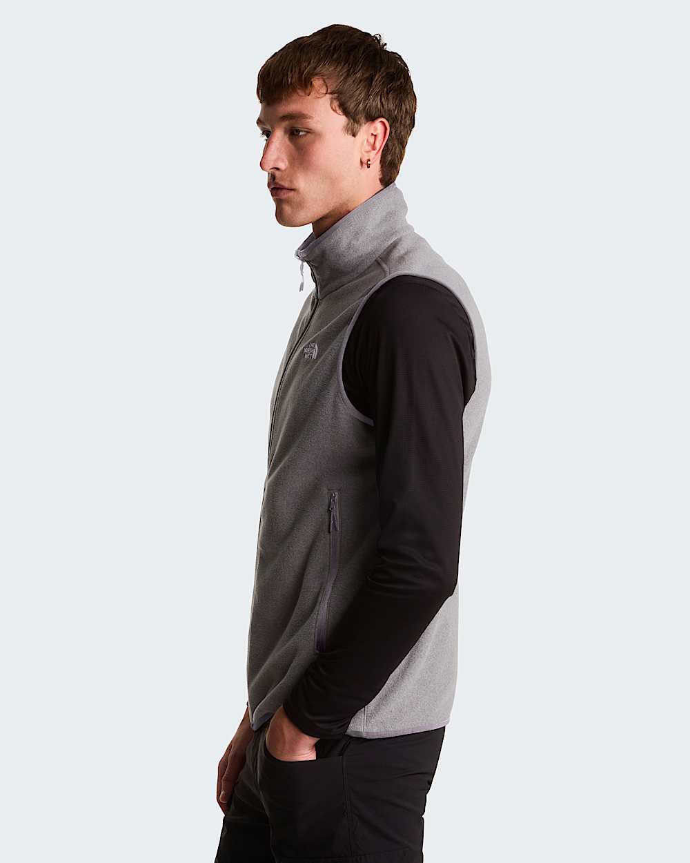 Mens Glacier Fleece Gilet TNF ALT2