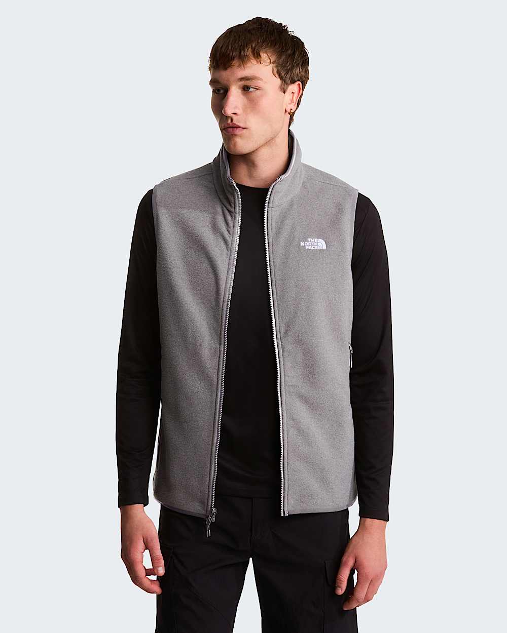 Mens Glacier Fleece Gilet TNF ALT4
