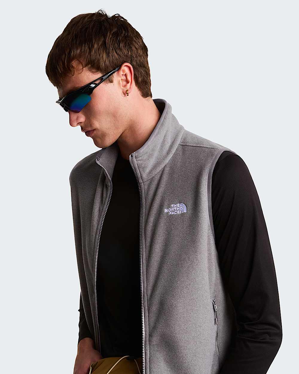Mens Glacier Fleece Gilet TNF ALT7