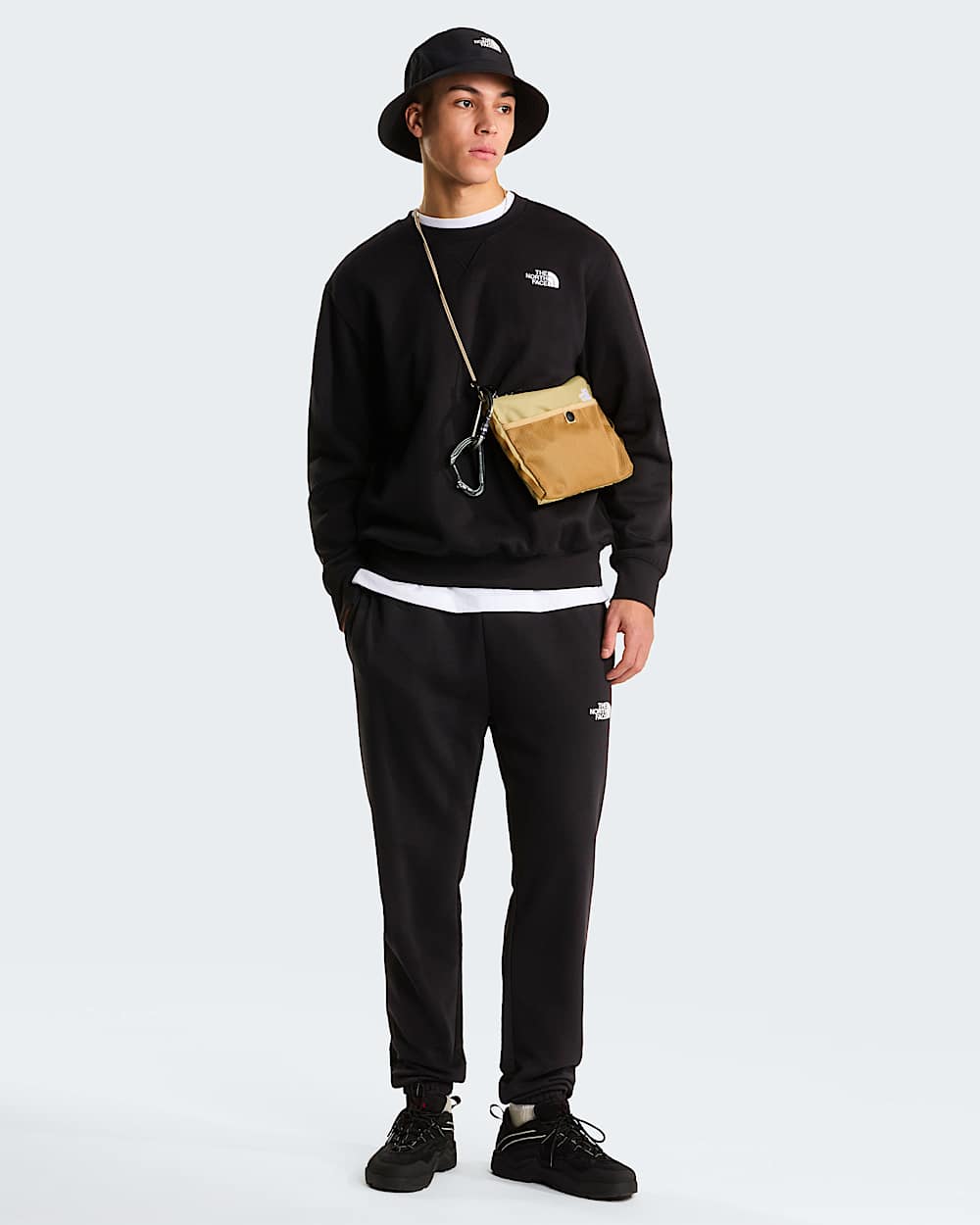 Mskie joggery o regularnym kroju Simple Dome Light TNF TNF Black ALT1