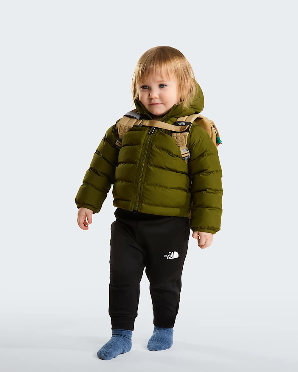 Omkeerbare Perritojas voor babys TNF Forest Olive ALT11